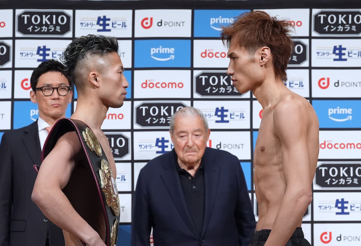 Takuma Inoue and Sho Ishida go face to face