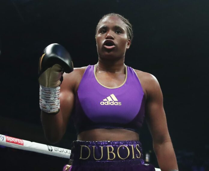 Caroline Dubois faces Maira Moneo in Barnsley, England