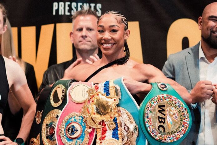 Alycia Baumgardner vs Delfine Persoon ends in no contest