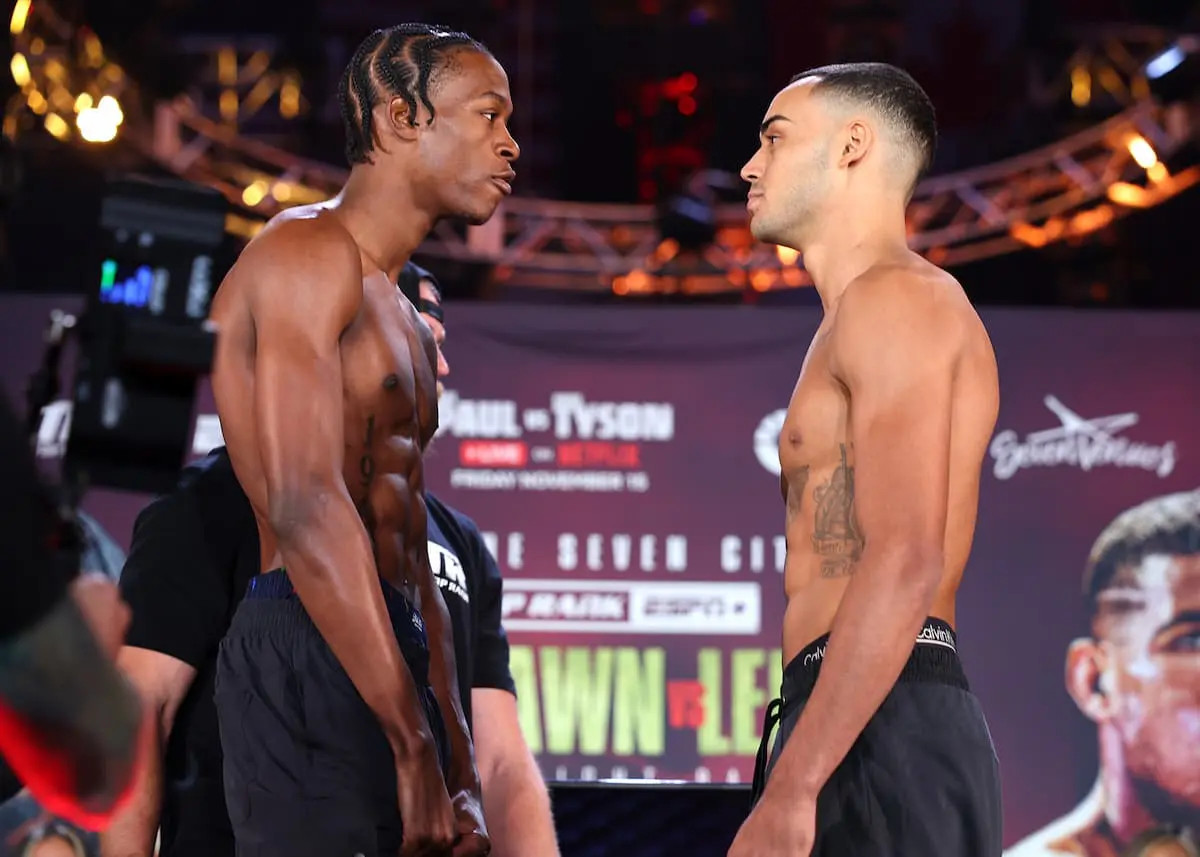 Photos: Keyshawn Davis official, Gustavo Daniel Lemos misses weight by 6  lbs - FIGHTMAG