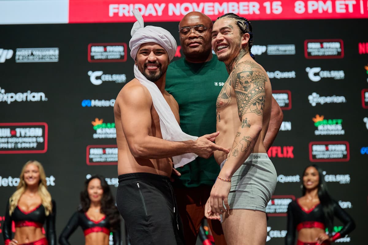 Neeraj Goyat, Anderson Silva and Whindersson Nunes