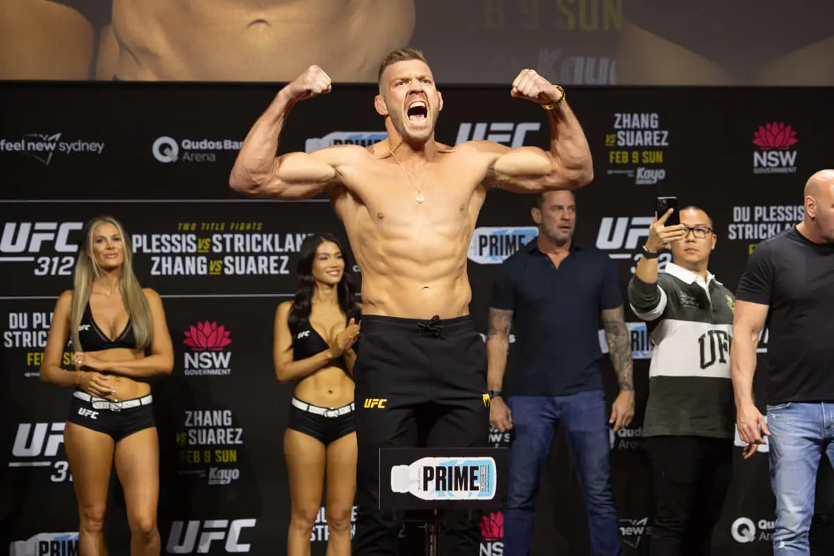 UFC 312 photos: Dricus du Plessis vs Sean Strickland on weight for 