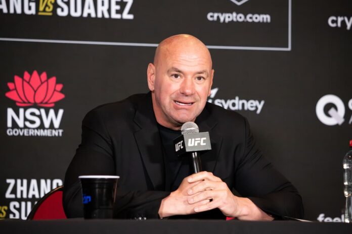 Dana White during the UFC 312 post-fight press conference