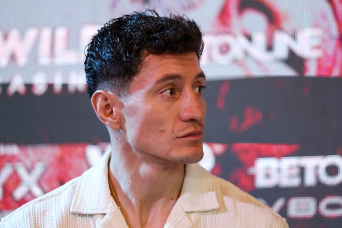William Zepeda during the press conference ahead of his rematch against Tevin Farmer