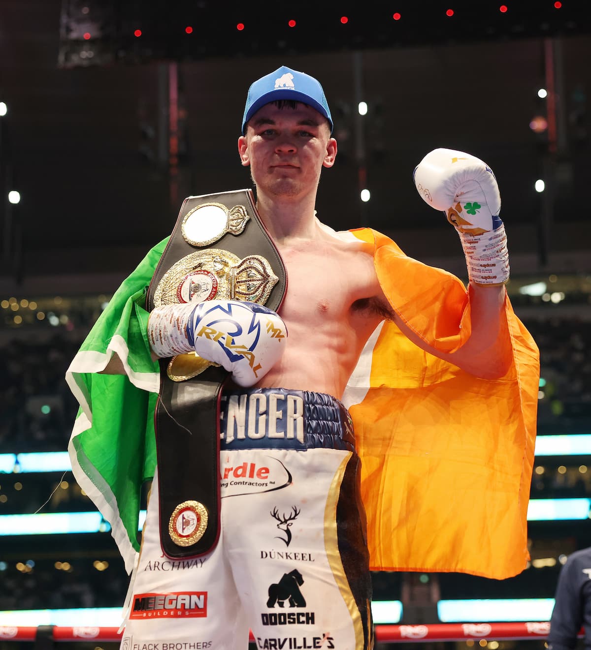Aaron McKenna after his victory over Liam Smith