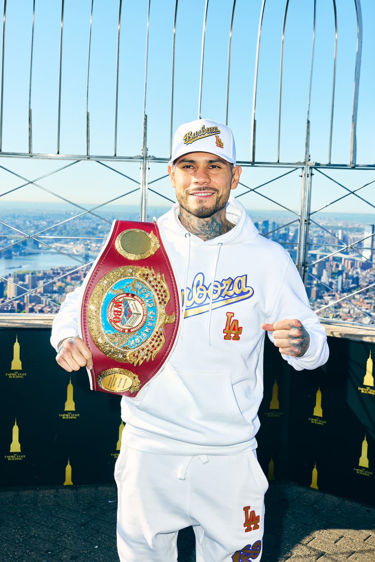 Arnold Barboza Jr at Empire State Building in New York