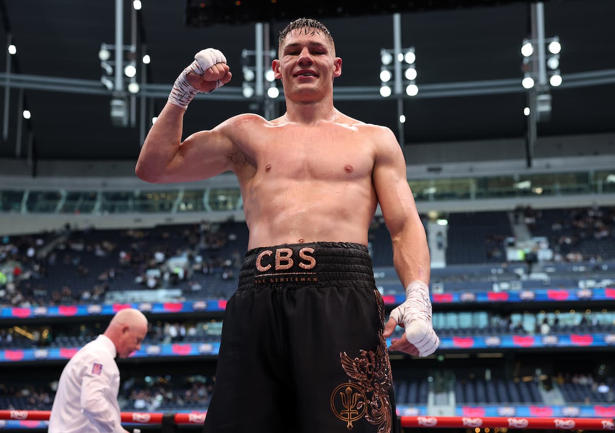 Chris Billam-Smith after his bout against Brandon Glanton