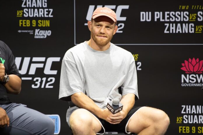 Jack Della Maddalena during the UFC 312 Q&A