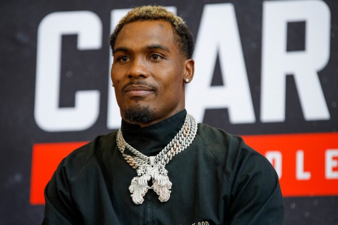 Jermall Charlo during a press conference ahead of his boxing bout