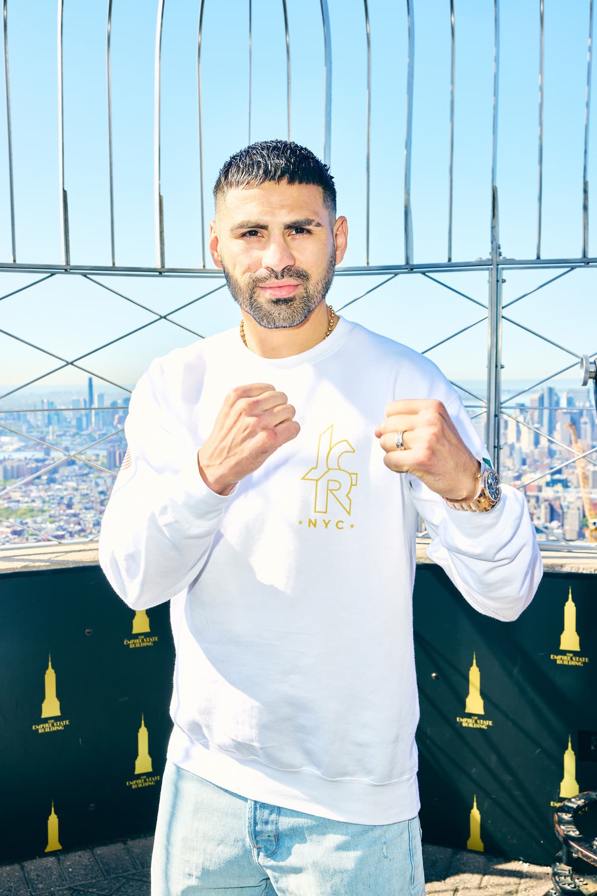 Jose Ramirez at Empire State Building in New York
