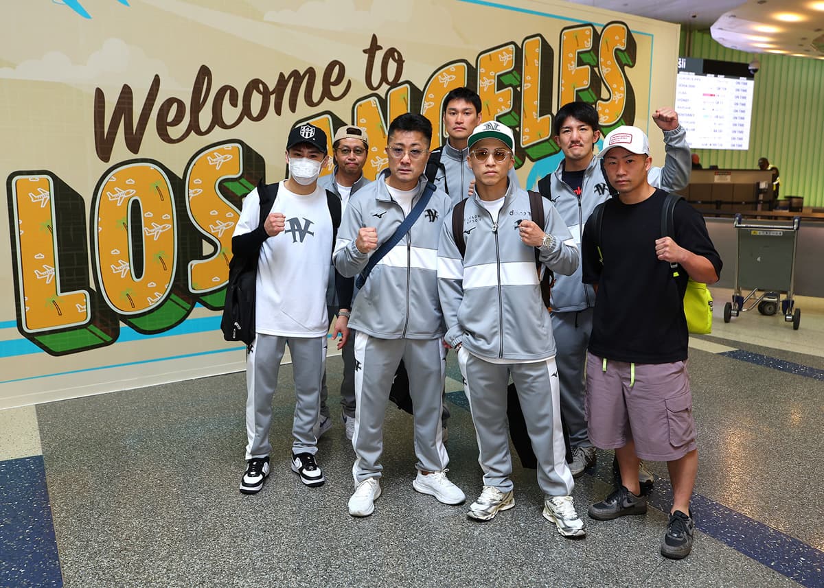 Team Naoya Inoue at LAX