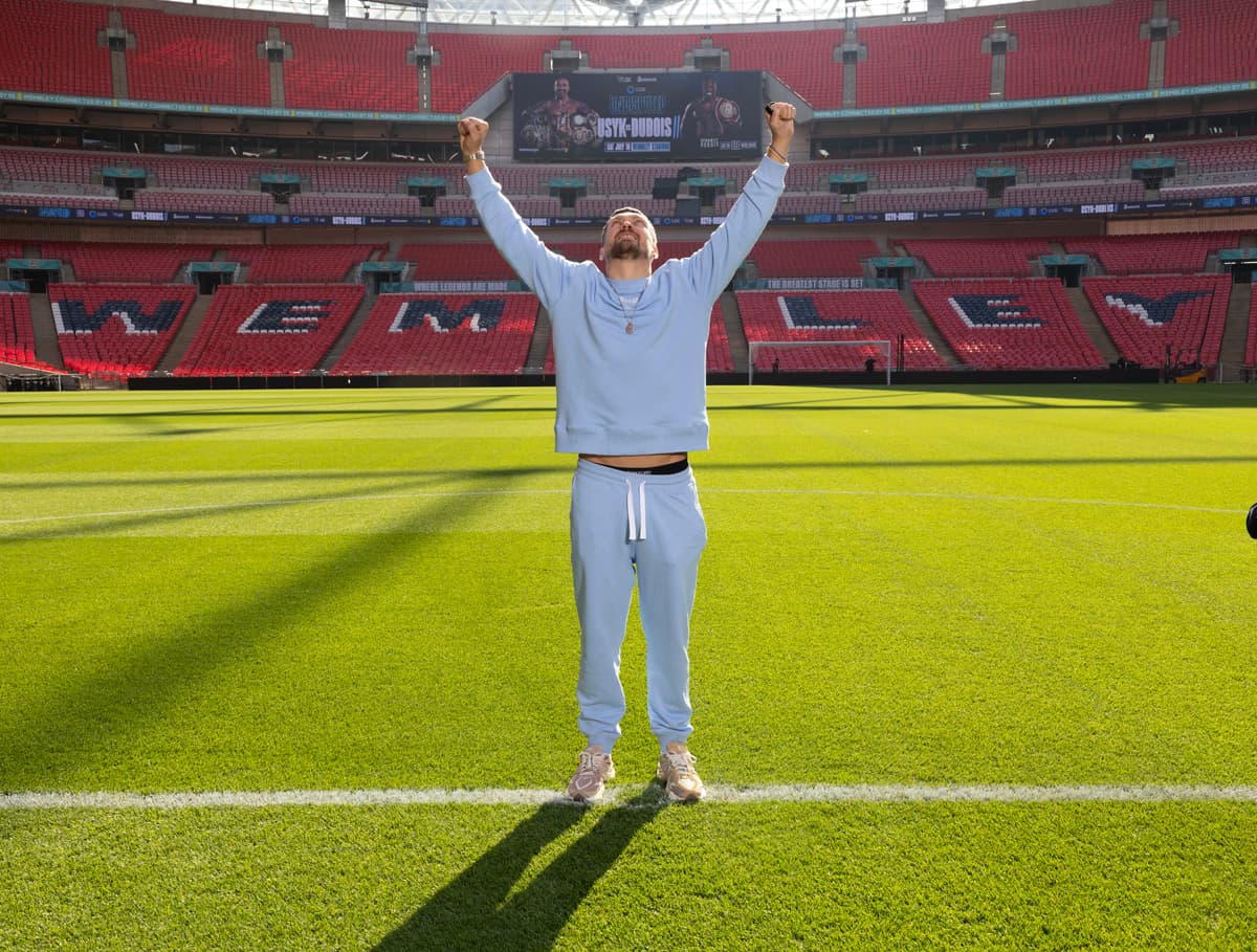 Oleksandr Usyk at Wembley Stadium