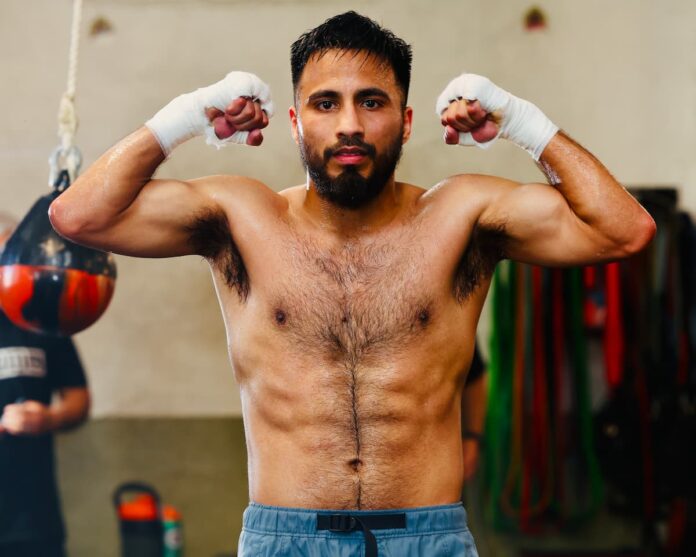 Ramon Cardenas during his training camp ahead of his boxing match against Naoya Inoue