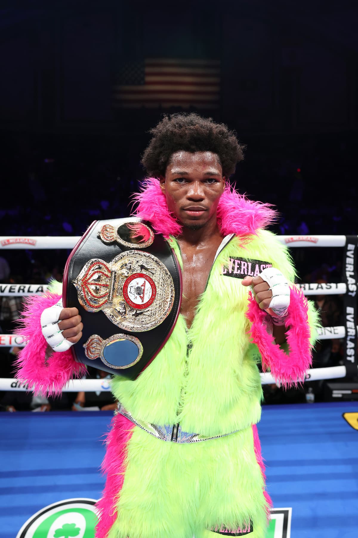 Raymond Ford after his bout against Thomas Mattice