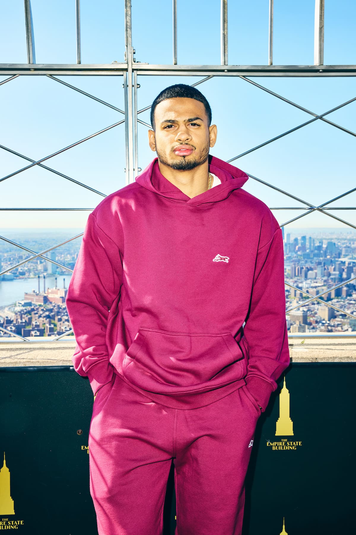 Rolando Romero at Empire State Building in New York