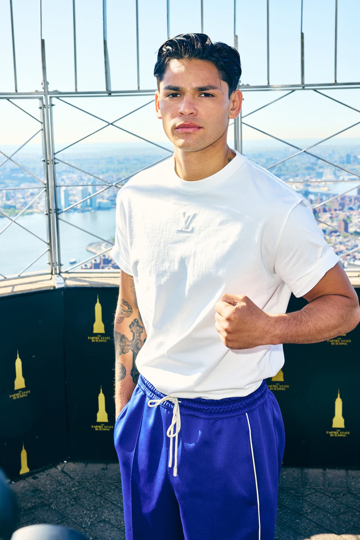 Ryan Garcia at Empire State Building in New York