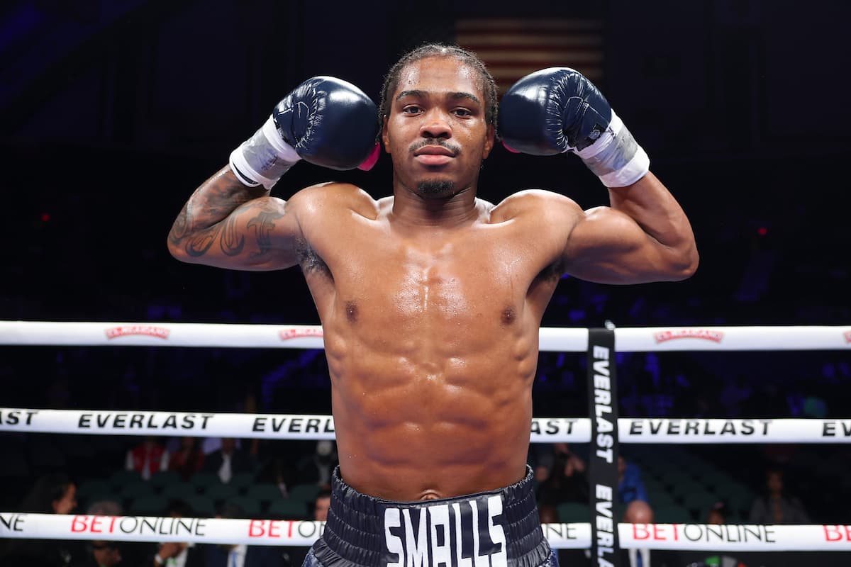 Tahmir Smalls after his bout against Earl Bascome