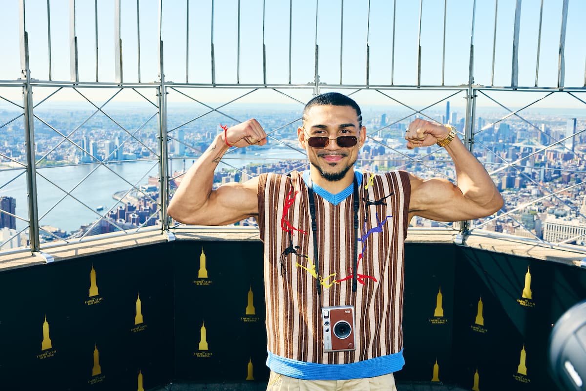 Teofimo Lopez at Empire State Building in New York