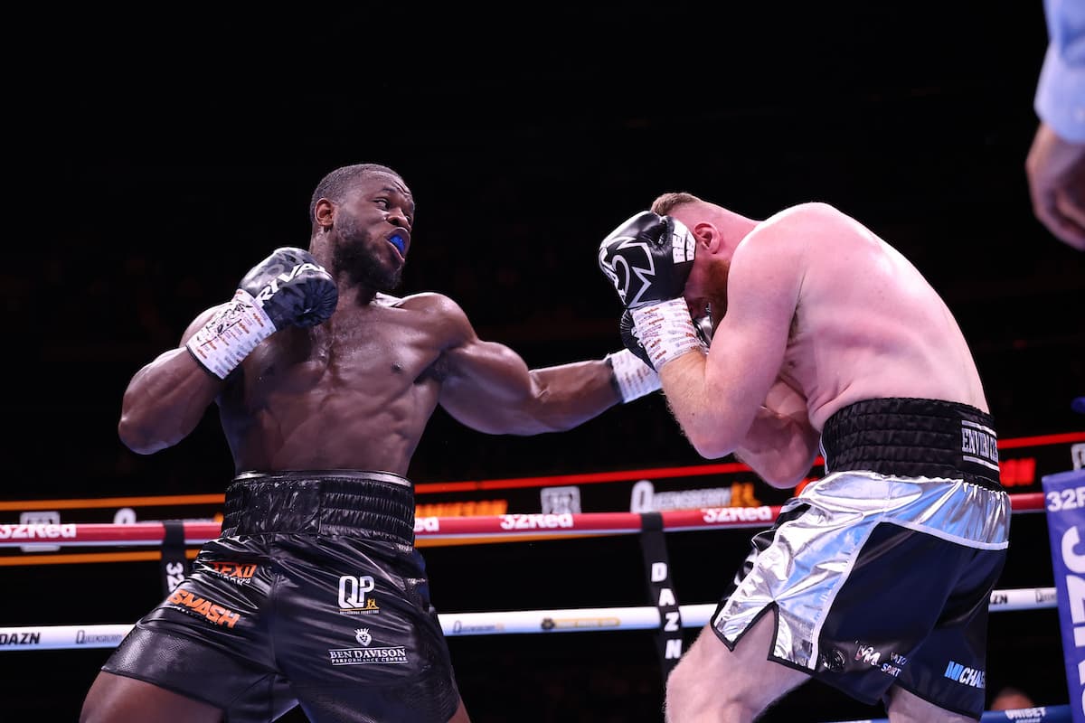 Aloys Youmbi punches David Jamieson