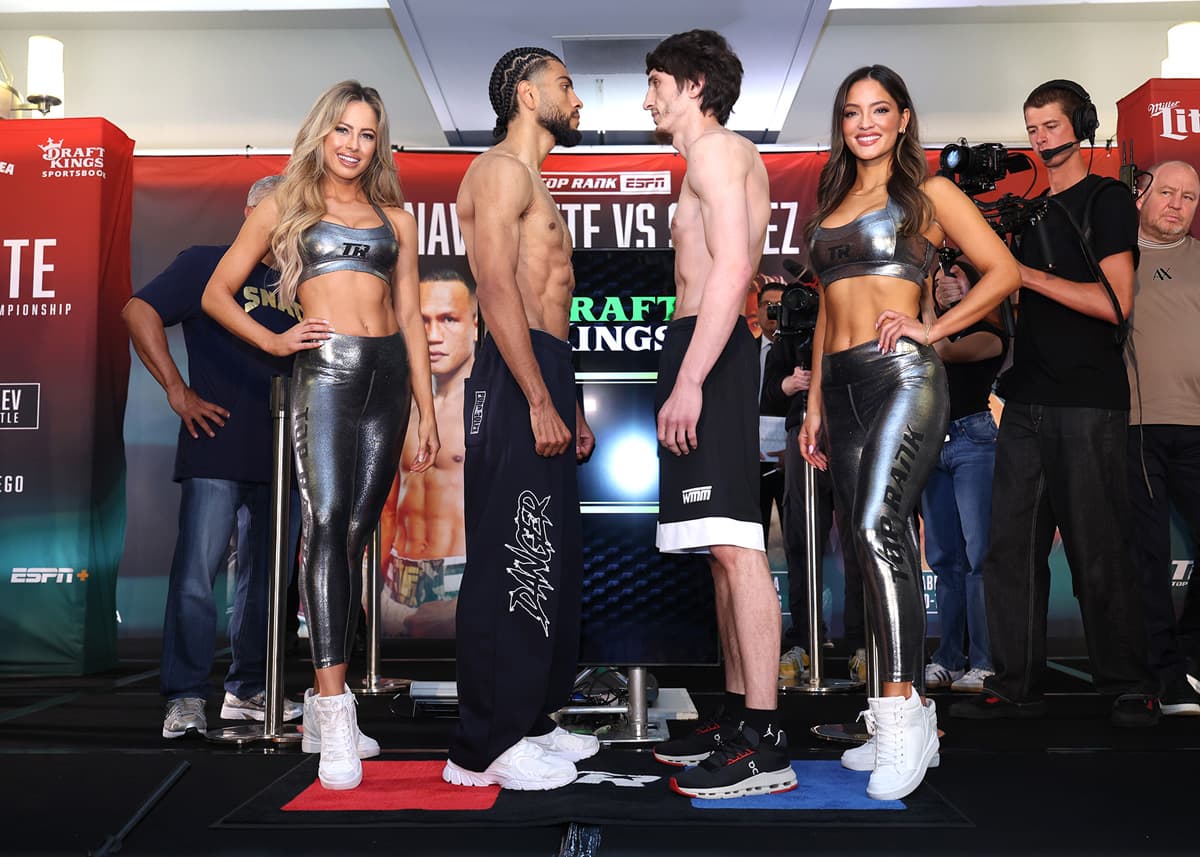Chanelle Riggan, Raymond Muratalla, Zaur Abdullaev, and Pamela aka PamBamGoinHam at the weigh-in