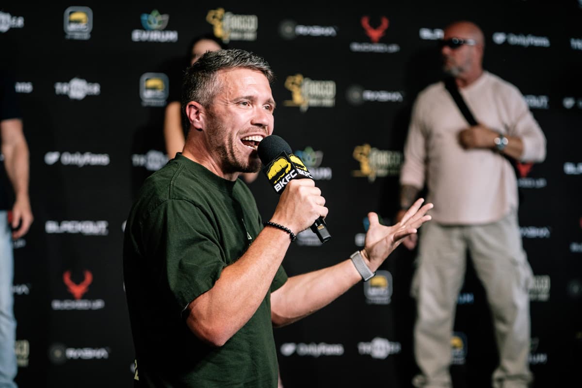 Cyrus Fees at the BKFC Clearwater weigh-in