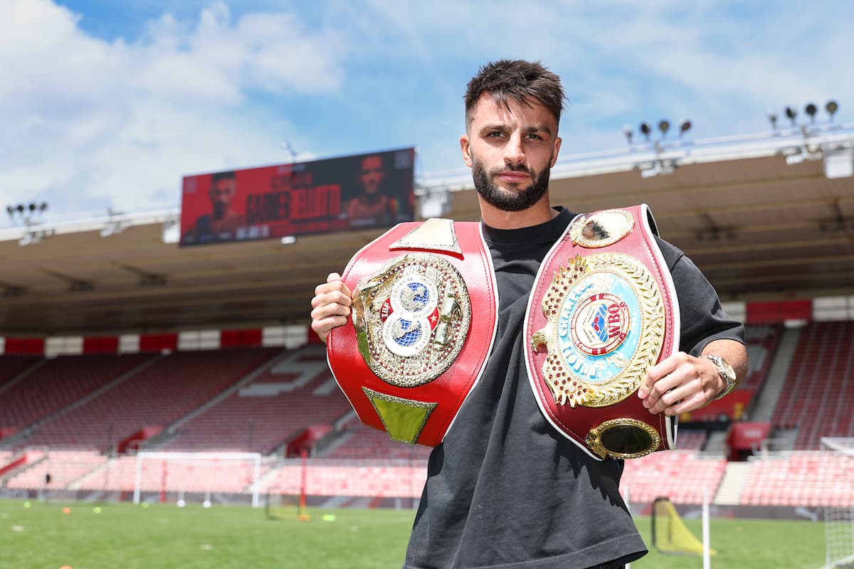 Danny Quartermaine at St Mary's Stadium in Southampton, England