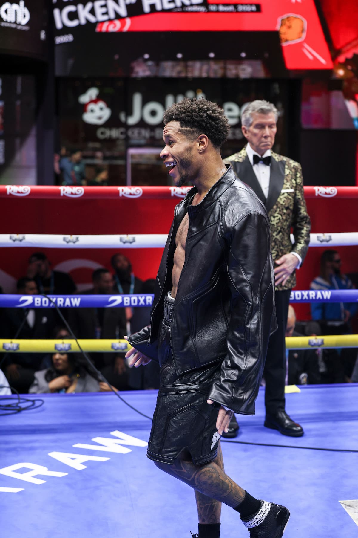 Devin Haney after his bout against Jose Ramirez