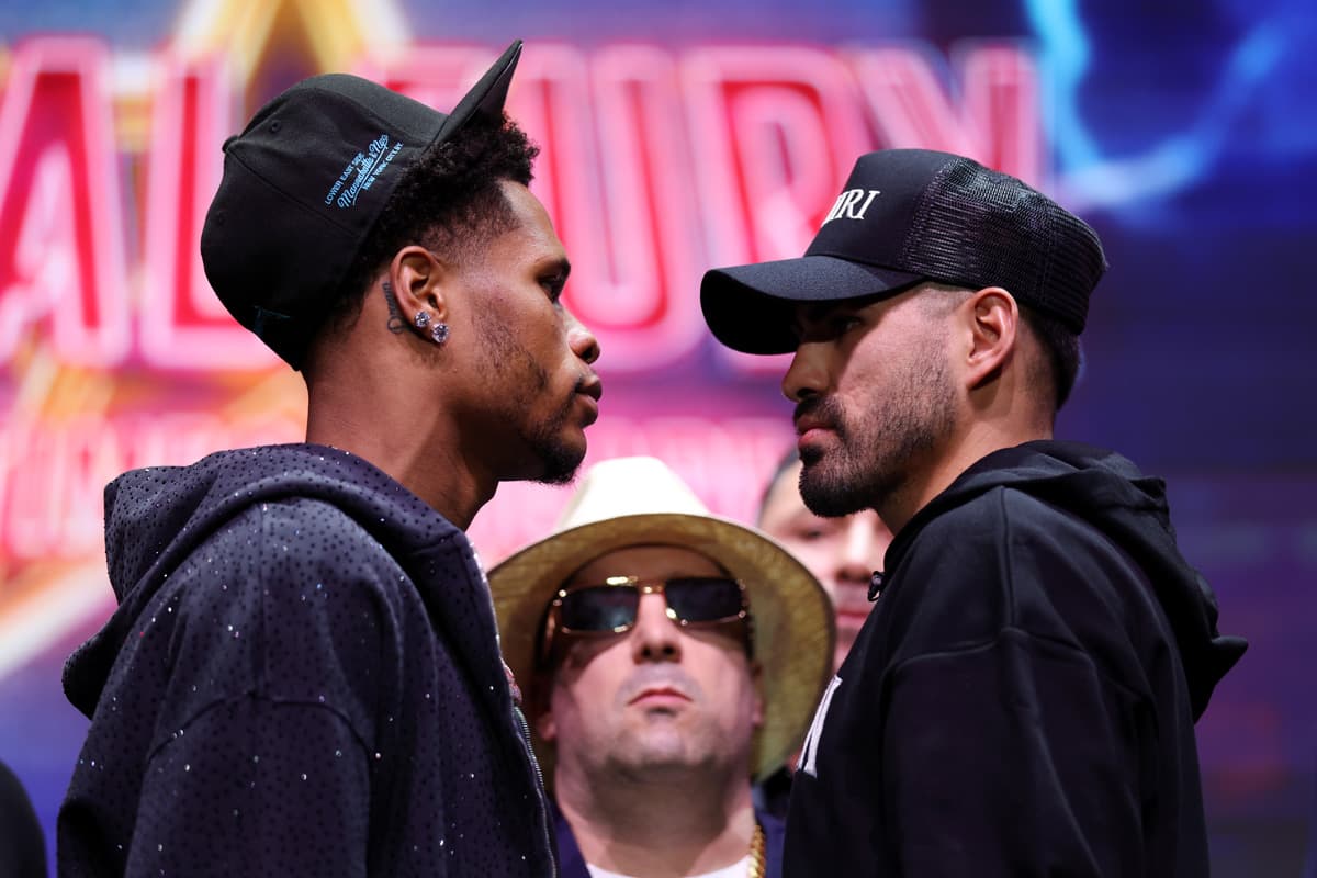Devin Haney and Jose Ramirez come face-to-face