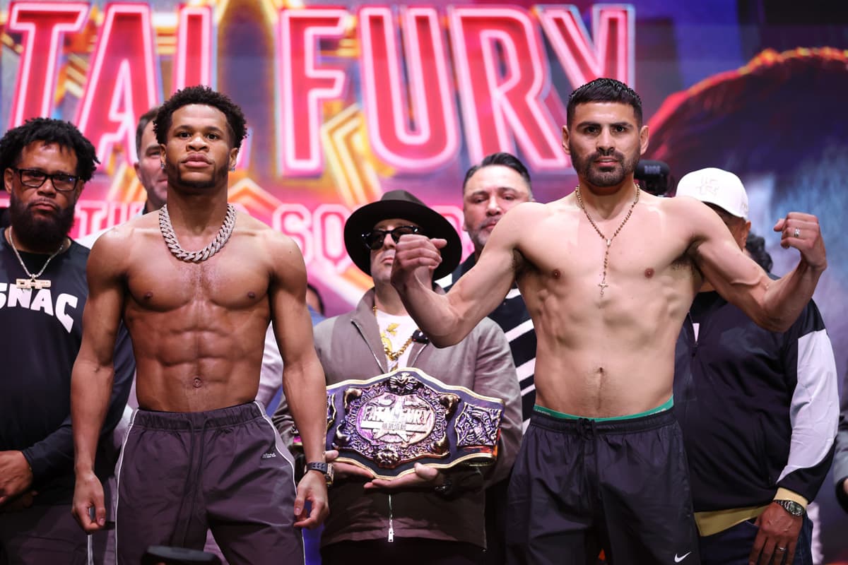Devin Haney and Jose Ramirez
