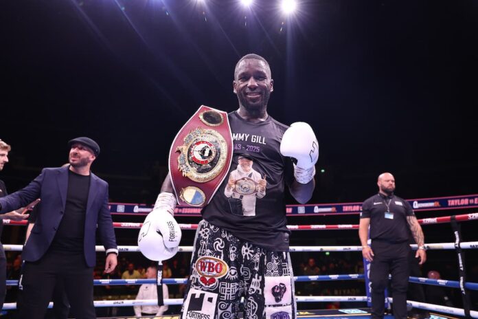 Ekow Essuman after his victory over Josh Taylor