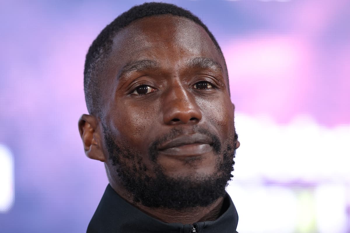 Ekow Essuman at the press conference ahead of his bout against Josh Taylor