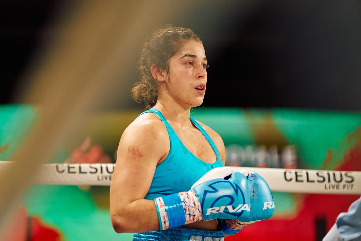 Elise Soto during her bout against Colleen Davis at Most Valuable Prospects 12 in Orlando, Florida