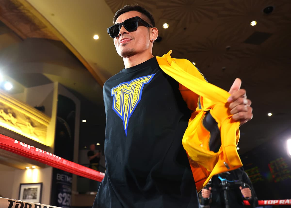 Fabian Maidana during his Grand Arrival ahead of his bout against Rohan Polanco in Las Vegas