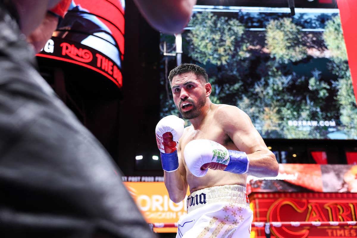 Jose Ramirez during his bout against Devin Haney