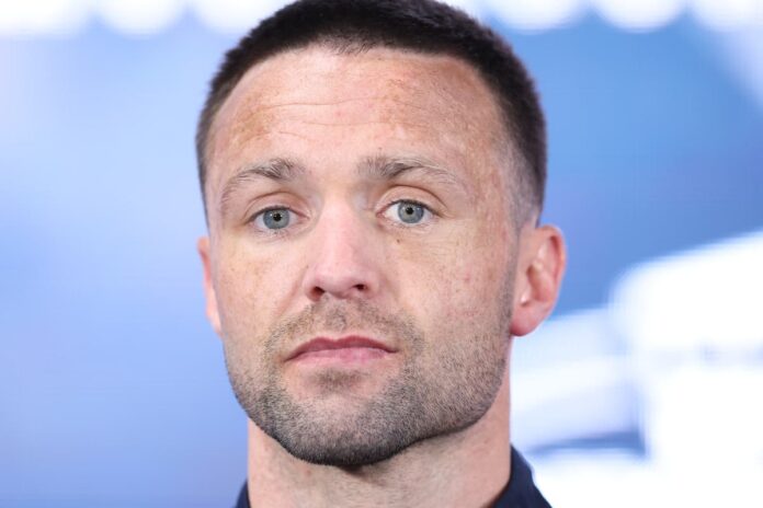 Josh Taylor at the press conference ahead of his bout against Ekow Essuman