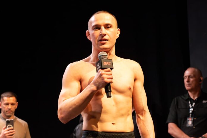 Kai Kara-France during UFC 305 public workout