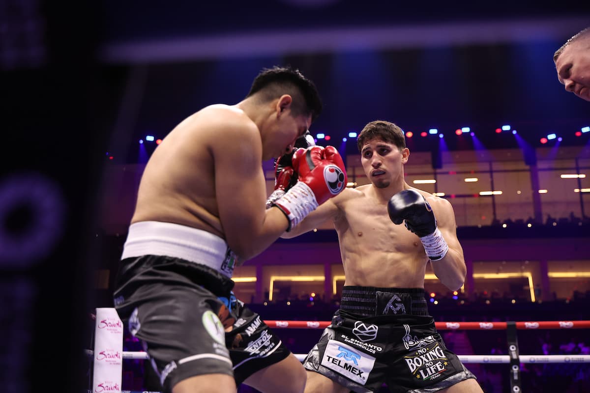 Marco Verde and Michel Galvan Polina during their bout