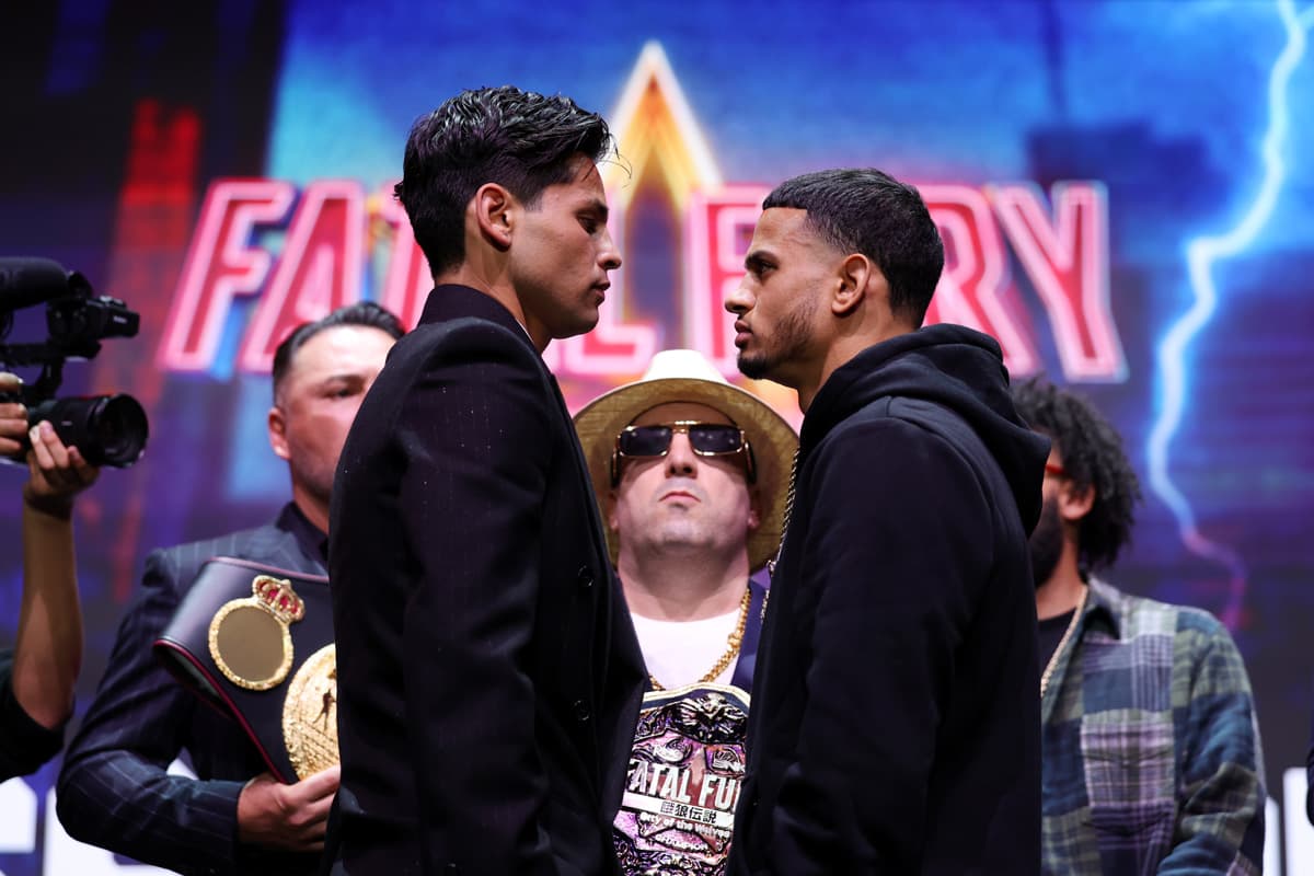 Ryan Garcia and Rolando Romero come face-to-face
