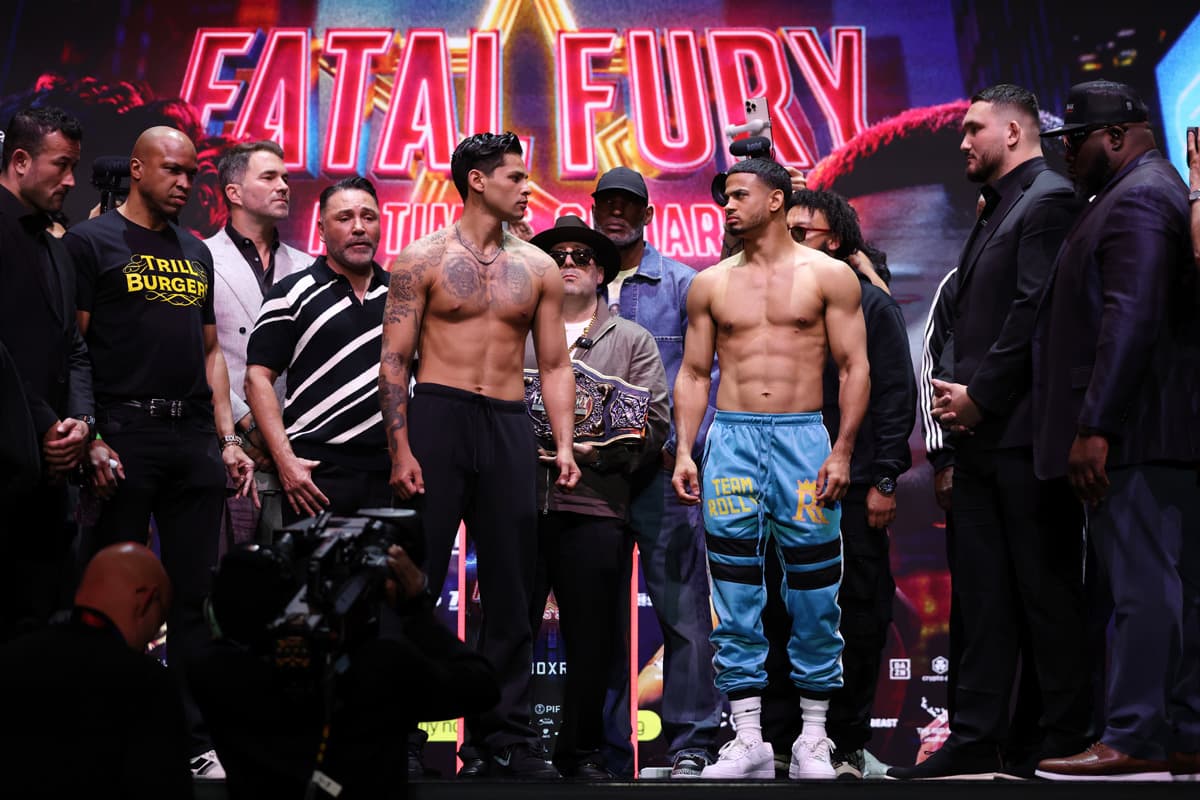 Ryan Garcia and Rolando Romero