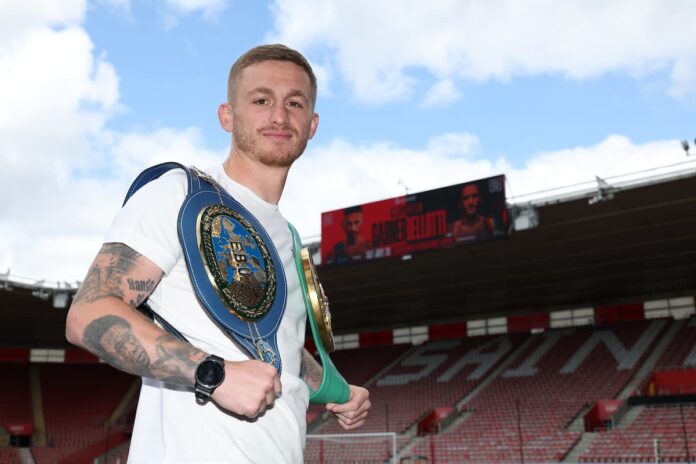 Ryan Garner at St Mary's Stadium in Southampton, England