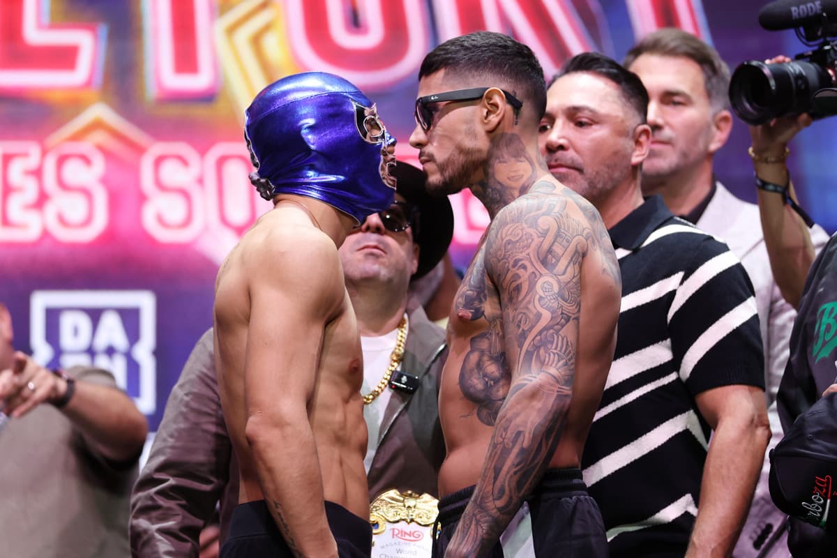 Teofimo Lopez and Arnold Barboza Jr