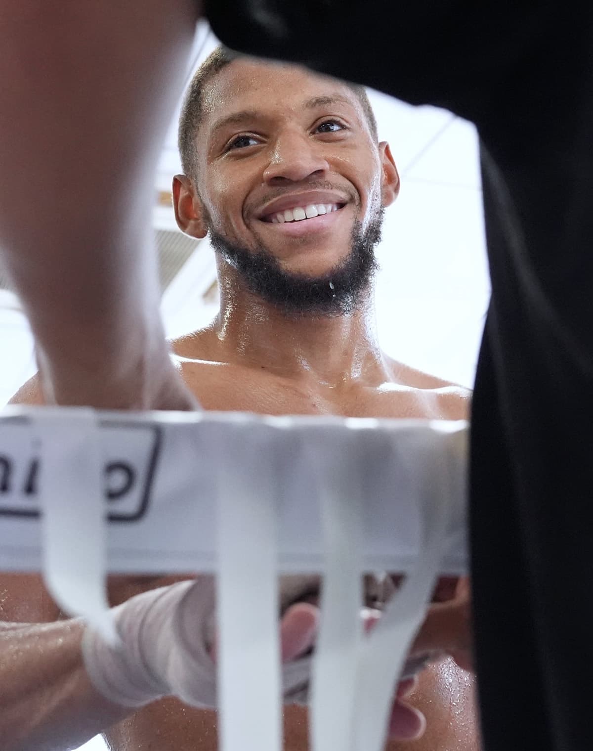 Brian Norman Jr smiles