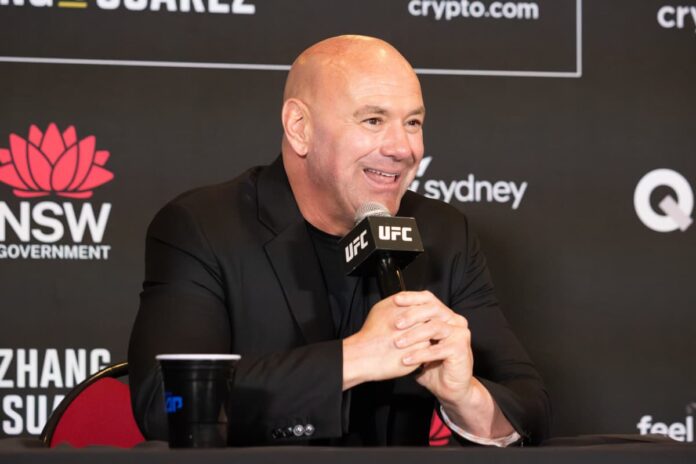 Dana White during the UFC 312 post-fight press conference