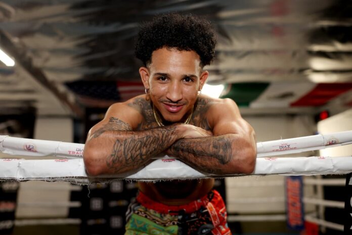 John 'Scrappy' Ramirez during a media workout ahead of his boxing bout