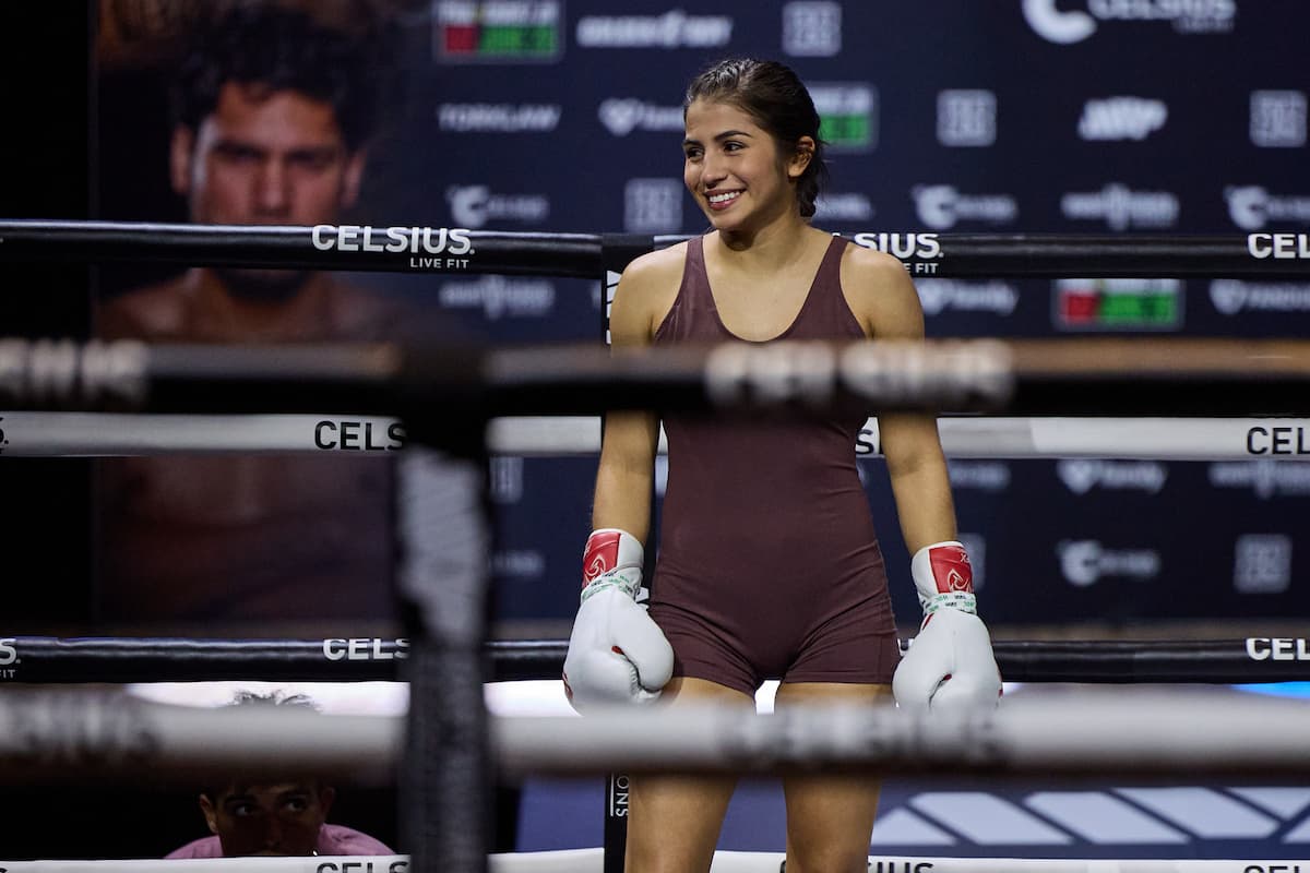 Naomy Valle during an open workout