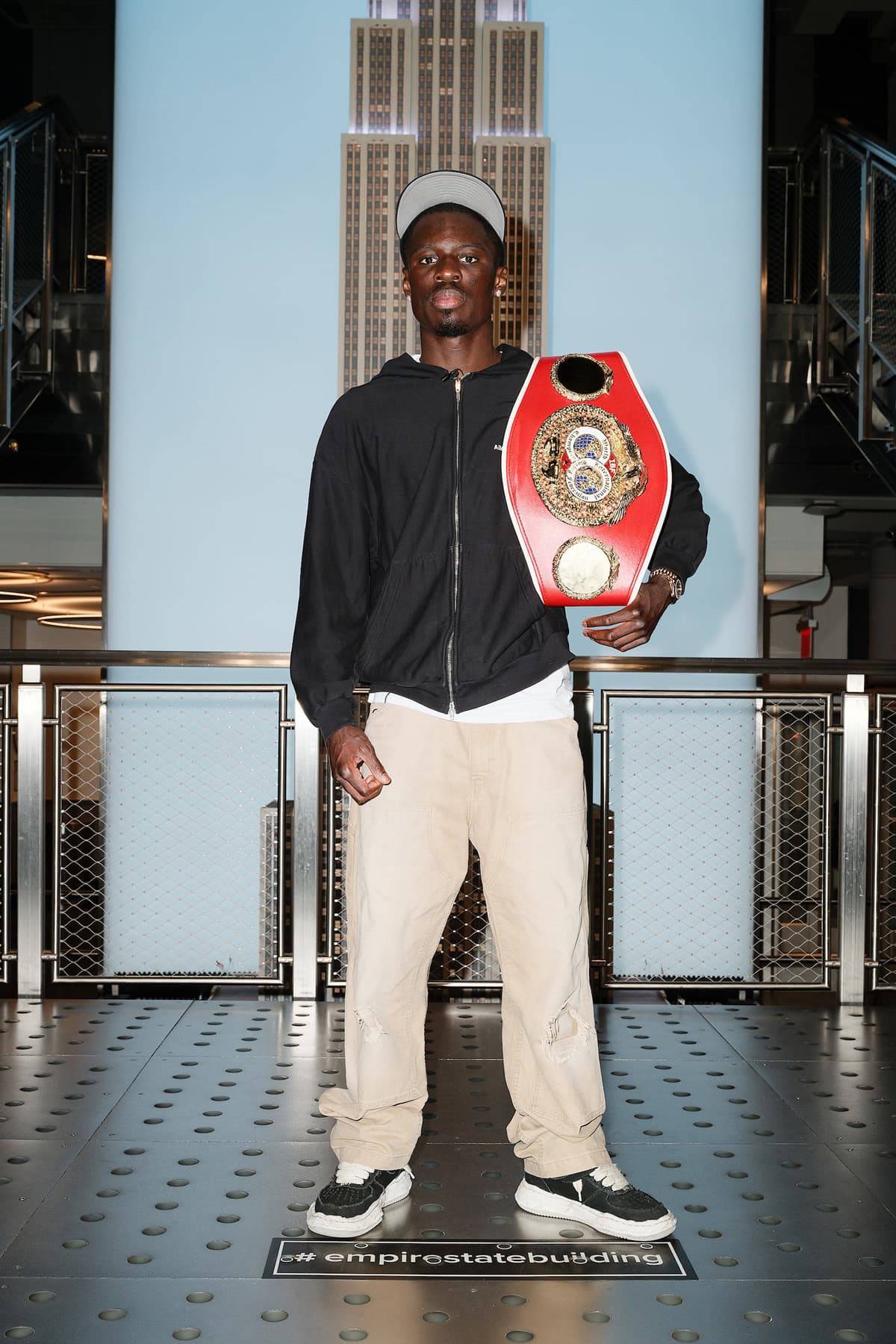 Richardson Hitchins at the Empire State Building in New York