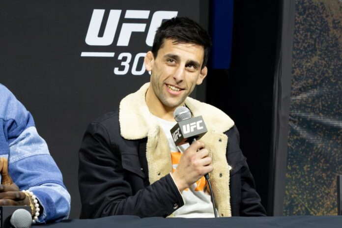 Steve Erceg during the UFC 305 press conference