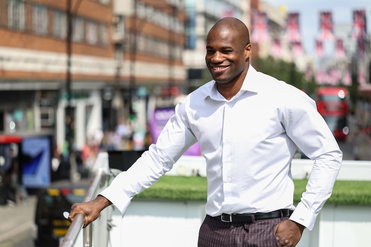 Daniel Dubois during fight week ahead of his rematch against Oleksandr Usyk in London