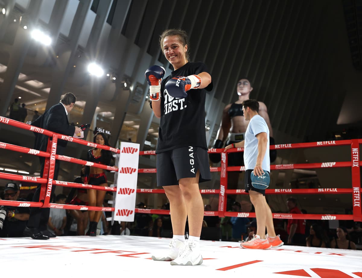 Ellie Scotney during an open workout at Oculus World Trade Center in New York