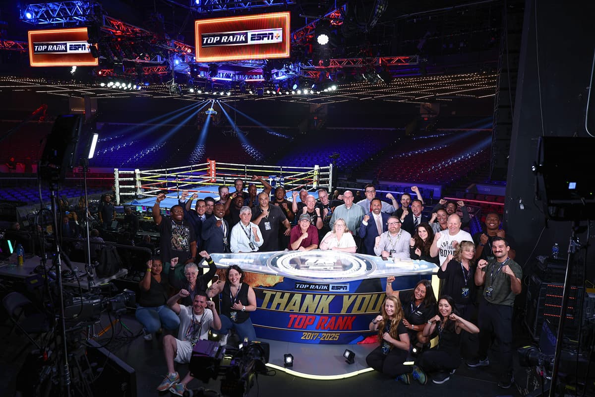 ESPN Team during the Zayas vs Garcia boxing event at The Theater at Madison Square Garden in New York